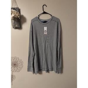 Tommy Hilfiger Men's Gray Long-Sleeve Shirt Size XXL NEW